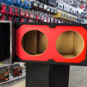 CAJA P/SUBWOOFER 2 - 12" CON TROMPA A UN LADO
