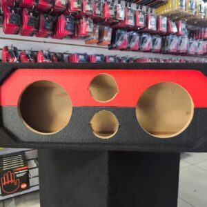MALETA DE 2 MEDIOS DE 6.5" Y 2 TWEETER