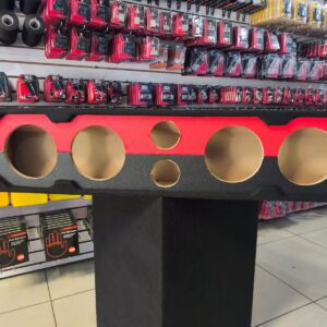 MALETA DE 4 MEDIOS DE 6.5" Y 2 TWEETER