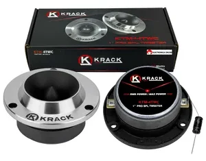 TWEETER T/BALA CROMADO 25 RMS KRACK AUDIO (PAR)