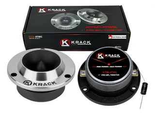 TWEETER T/BALA CROMADO 25 RMS KRACK AUDIO (PAR)
