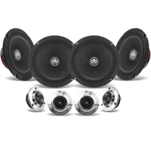 SET DE 8 PZS. DE MEDIOS DE 6.5" CON TWEETER DB DRIVE