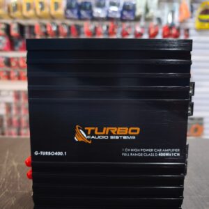 AMPLIFICADOR DE 400.1 DE 1 CANAL CLASE D, TURBO