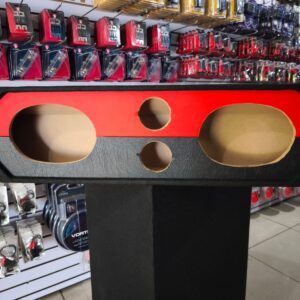 MALETA DE 2 MEDIOS DE 6" X 9" Y 2 TWEETER