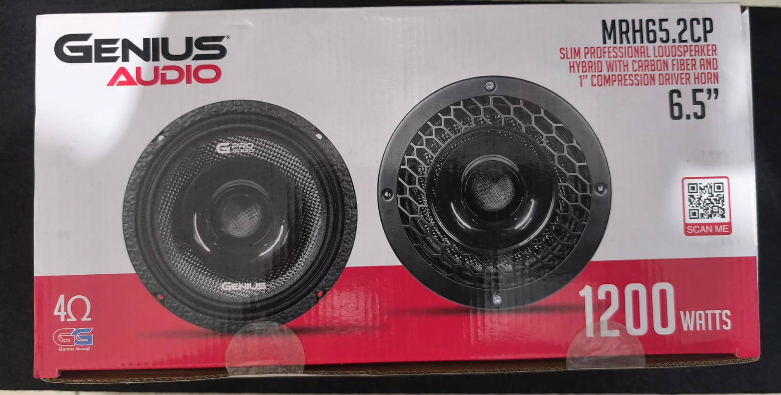 MEDIO CON TROMPETA 6.5" GENIUS AUDIO (PAR) - Imagen 4