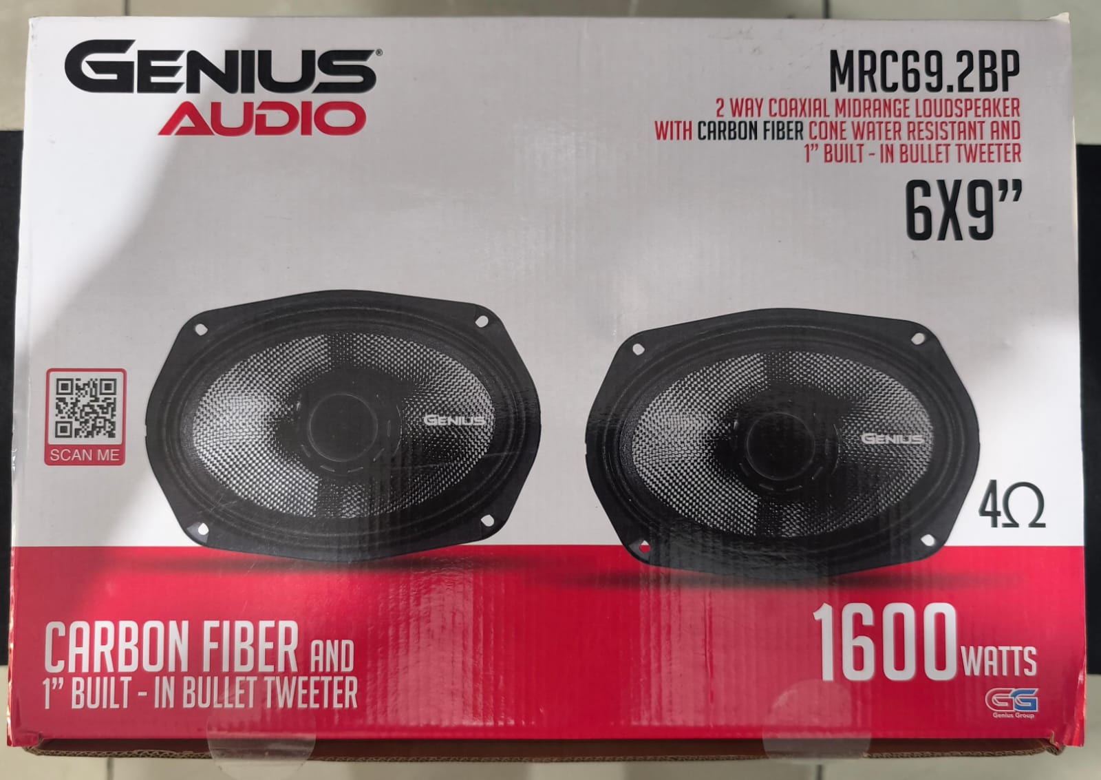 MEDIO CON TWEETER DE 6" X 9" GENIUS AUDIO (PAR) - Imagen 4