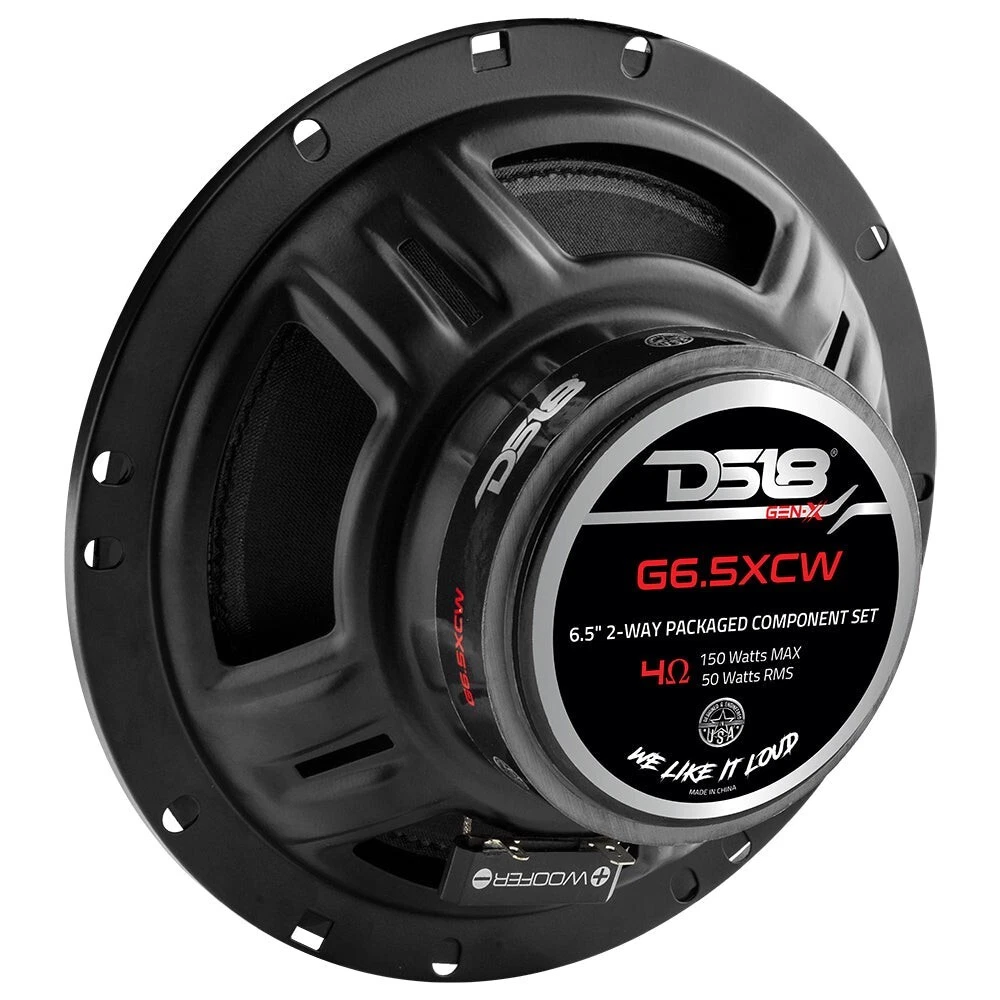 COMBO DE COMPONENTE DE 2 VIAS DE 6.5" Y TWEETER DE PASTILLA DS18 (PAR) - Imagen 6