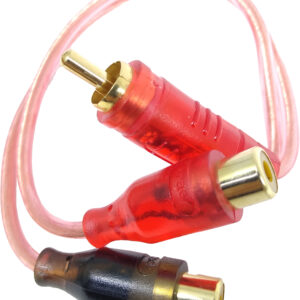 RCA EN Y DE 1 MACHOS A 2 HEMBRA DE 20 CM. KRACK AUDIO