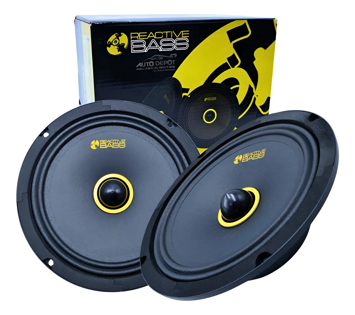 MEDIO PUNTA DE BALA DE 8" REACTIVE BASS (PAR)