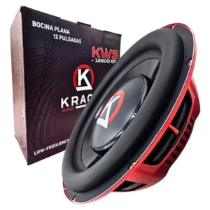 SUBWOOFER SEMI PLANO DE 12" DE 300 RMS KRACK AUDIO
