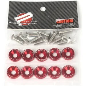 TORNILLO CROMADO C/ROLDANA ROJA UNIVERSALES SET 10 PZS. PASSWORD:JDM