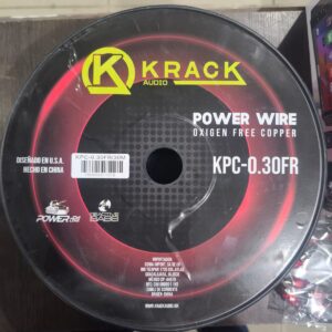 ROLLO DE CABLE CALIBRE 0 (30 MTS.), KRACK AUDIO
