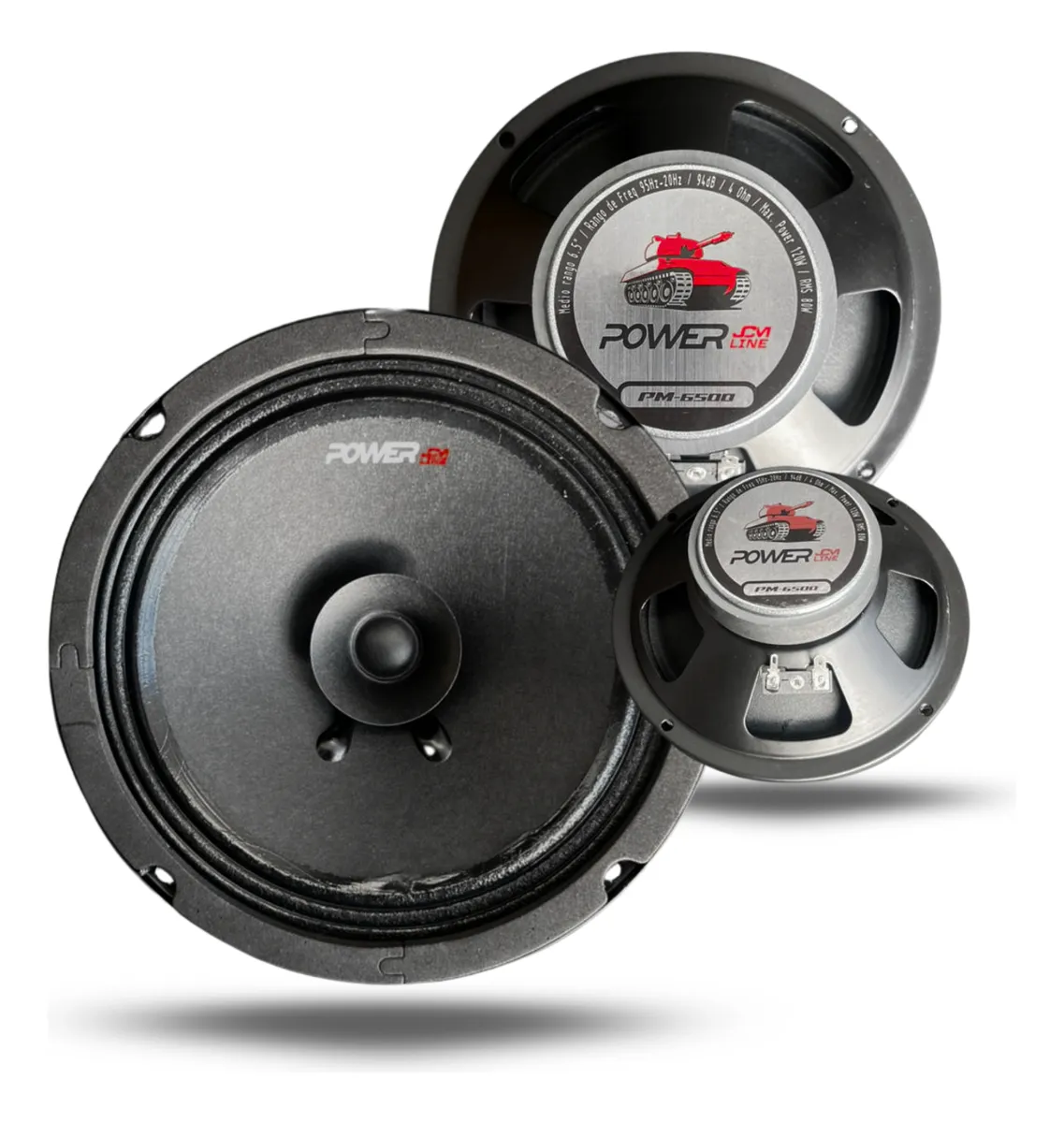 MEDIO PUNTA DE BALA DE 6.5" POWER JCM LINE (PAR)