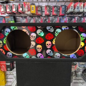 CAJA P/SUBWOOFER 2 - 8" FULL C/DISEÑO TORNASOL