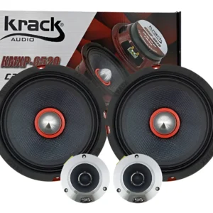 SET DE 4 PZS. DE MEDIOS DE 6.5" CON TWEETER KRACK AUDIO