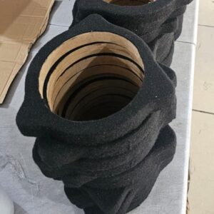 ALZAS PARA MEDIOS C/OREJA DE 6.5" DE MDF DOBLE PAR,