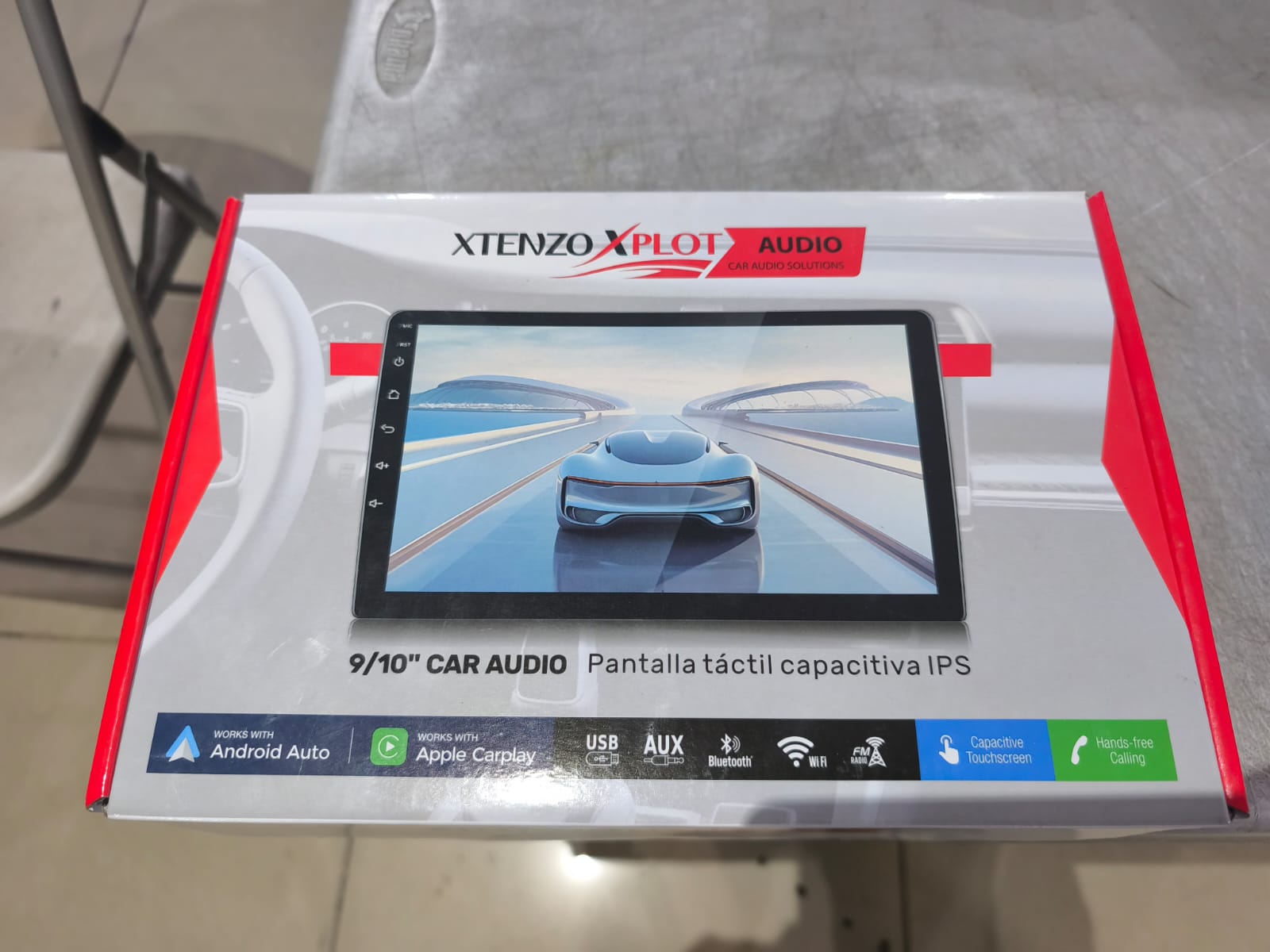 PANTALLA DE 9" CARPLAY ACCU090306 XTENZO