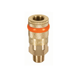 COPLE RAPIDO DE LATON MACHO DE 1/4 TRUPER