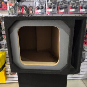 CAJA P/SUBWOOFER 1 – 12" CUADRADO FULL C/CORTE ADELANTE